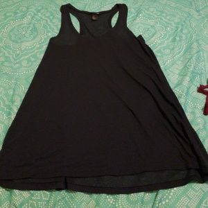 Lightweight navy blue tank top